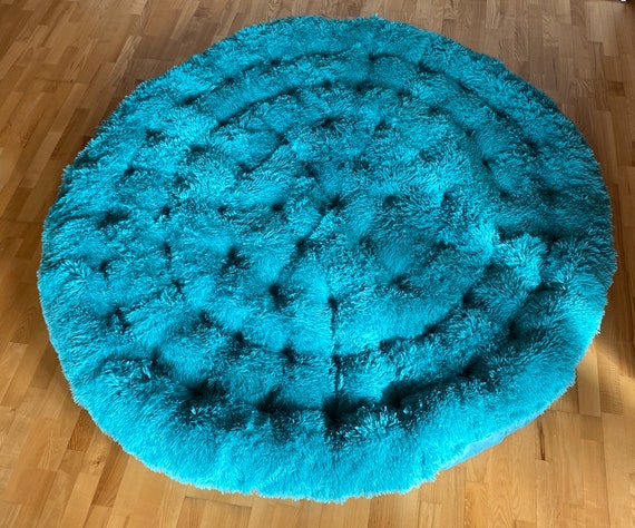 Shaggy Fluffy Floor Cushion Large Sizes Pillow for Floor Sitting Round Flat  Oversized Pillow Floor Pillow round Seat Floor Cushion Futon -  Israel