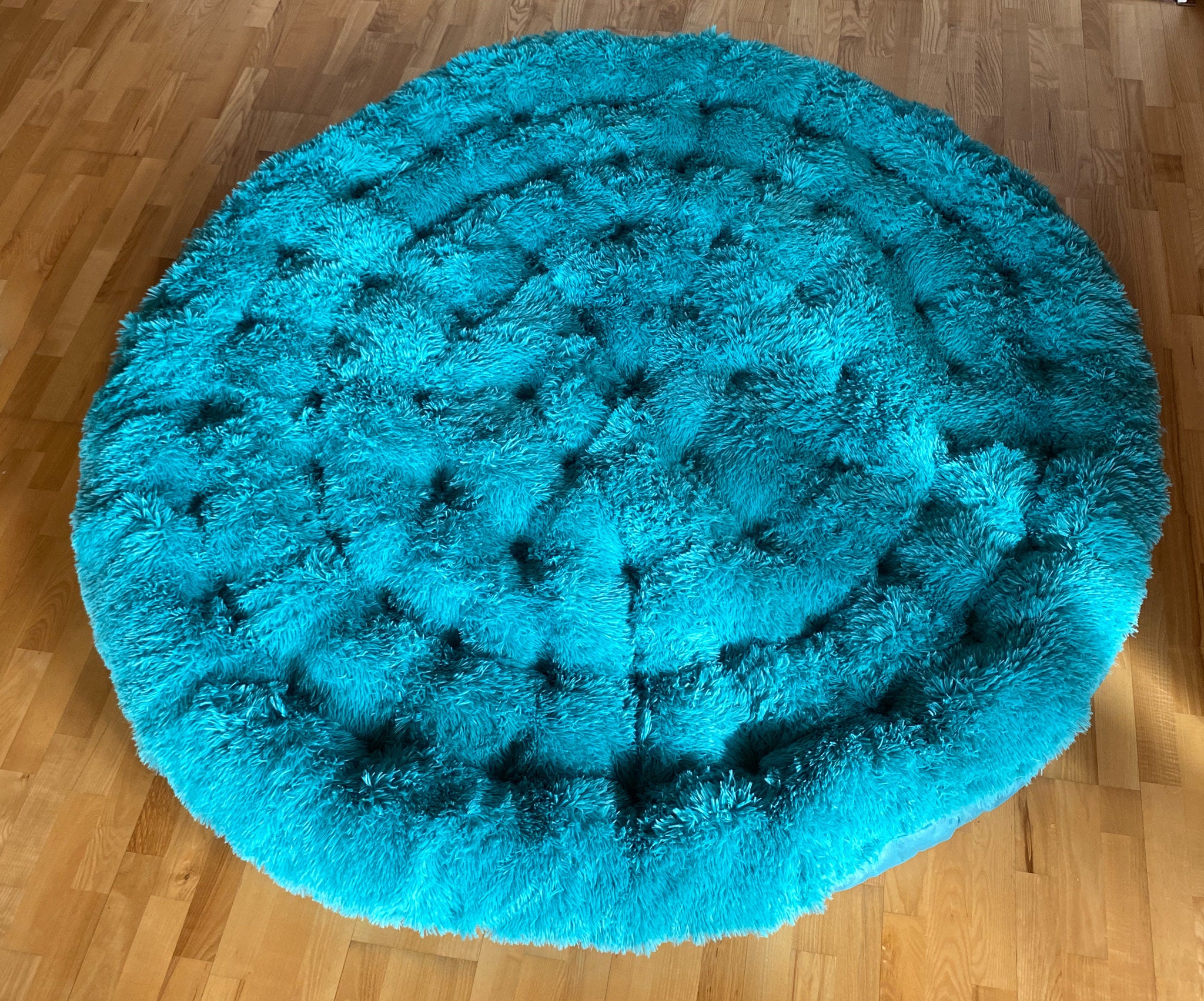 Shaggy Fluffy Floor Cushion Large Sizes Pillow for Floor Sitting