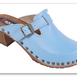Swedish women&#39;s clogs, natural leather clogs, clogs Moccasins Wooden clogs Women&#39;s Boots Women&#39;s loafers, Orthopedic clogs shoes