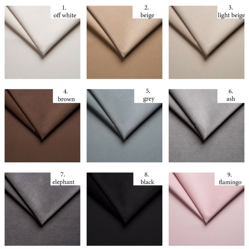 VELVET FABRIC SAMPLES zdjęcie 2