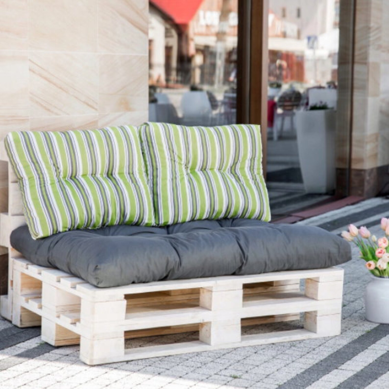 PALLET CUSHION SET Pallet Cushions Bench Cushion Set Custom Etsy