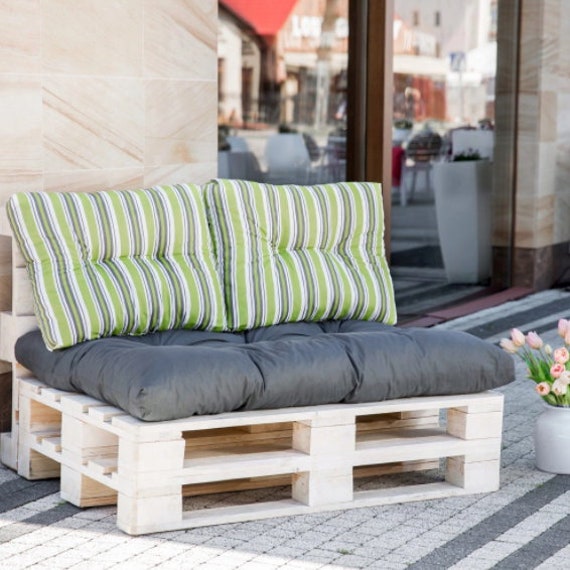 PALLET CUSHION SET Pallet Cushions Bench Cushion Set Custom Etsy