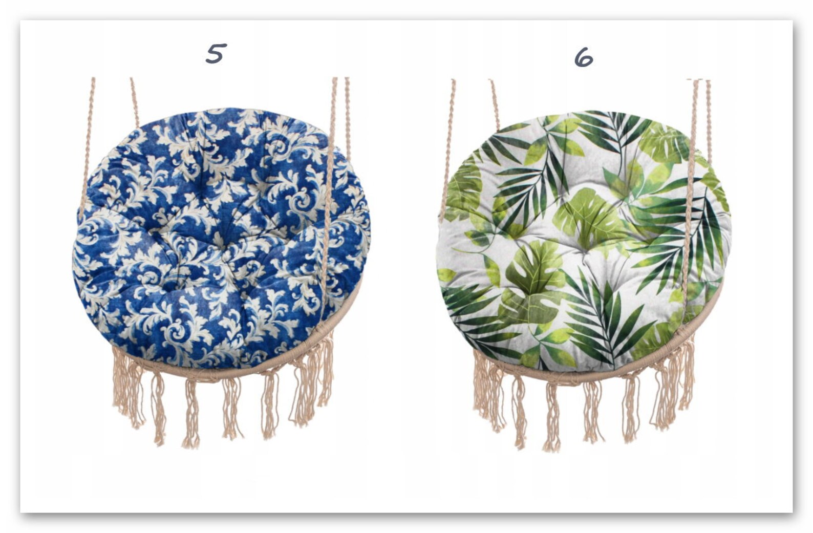 Coussin rond chaise suspendue coussin papasan balançoire ...