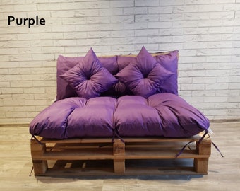 Custom Pallet cushions set Water Resistant cushions for pallet furniture,  Seating garden set, cushion for terrace, Cushions made to order