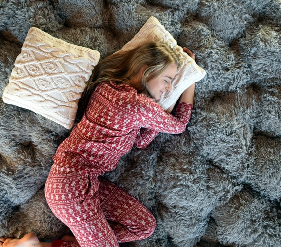 big fluffy floor cushion