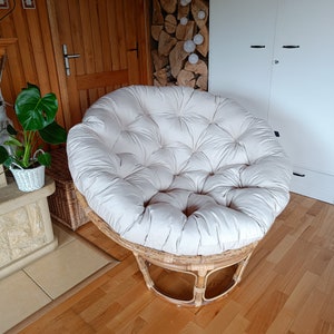 Oreiller PAPASAN, coussin de chaise papasan, oreiller pour fauteuil suspendu, oreiller rond, différentes couleurs et tailles, oreillers sur demande image 2