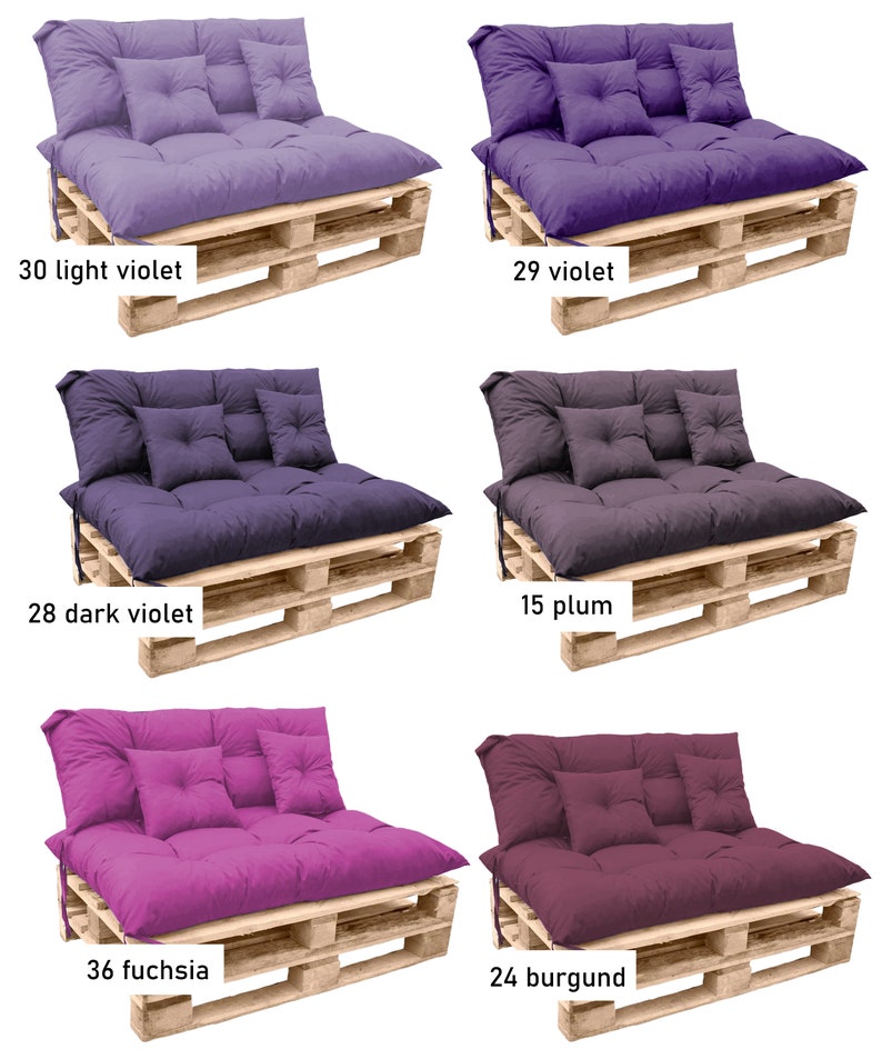 Green Outdoor Cushions Set Pallet Cushions Set Outdoor Cushions for pallet furniture Patio Cushions Lime bench cushions Custom Size image 6