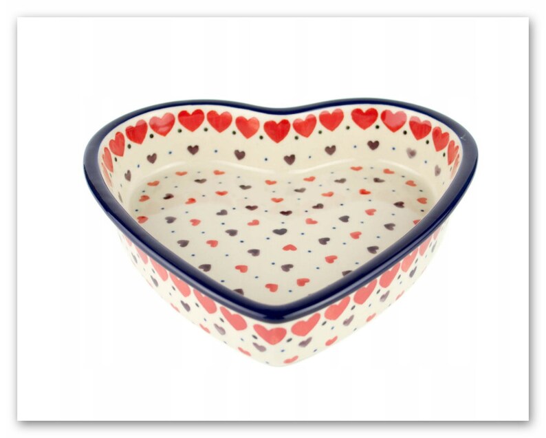 Ceramic Heart Dish Handpainted Ceramic Plate Polish Etsy