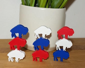 Standing Buffalo Figurines