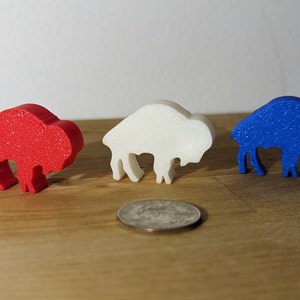Standing Buffalo Figurines