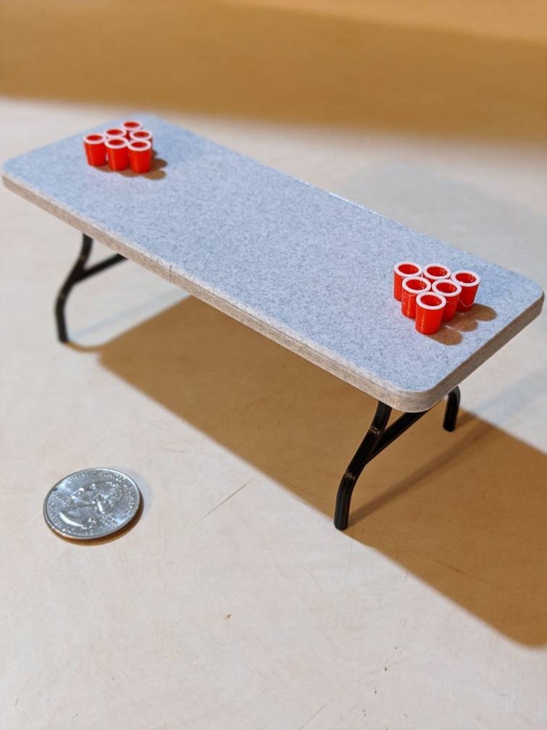 Mini Breakaway Folding Table Desktop Toy Etsy