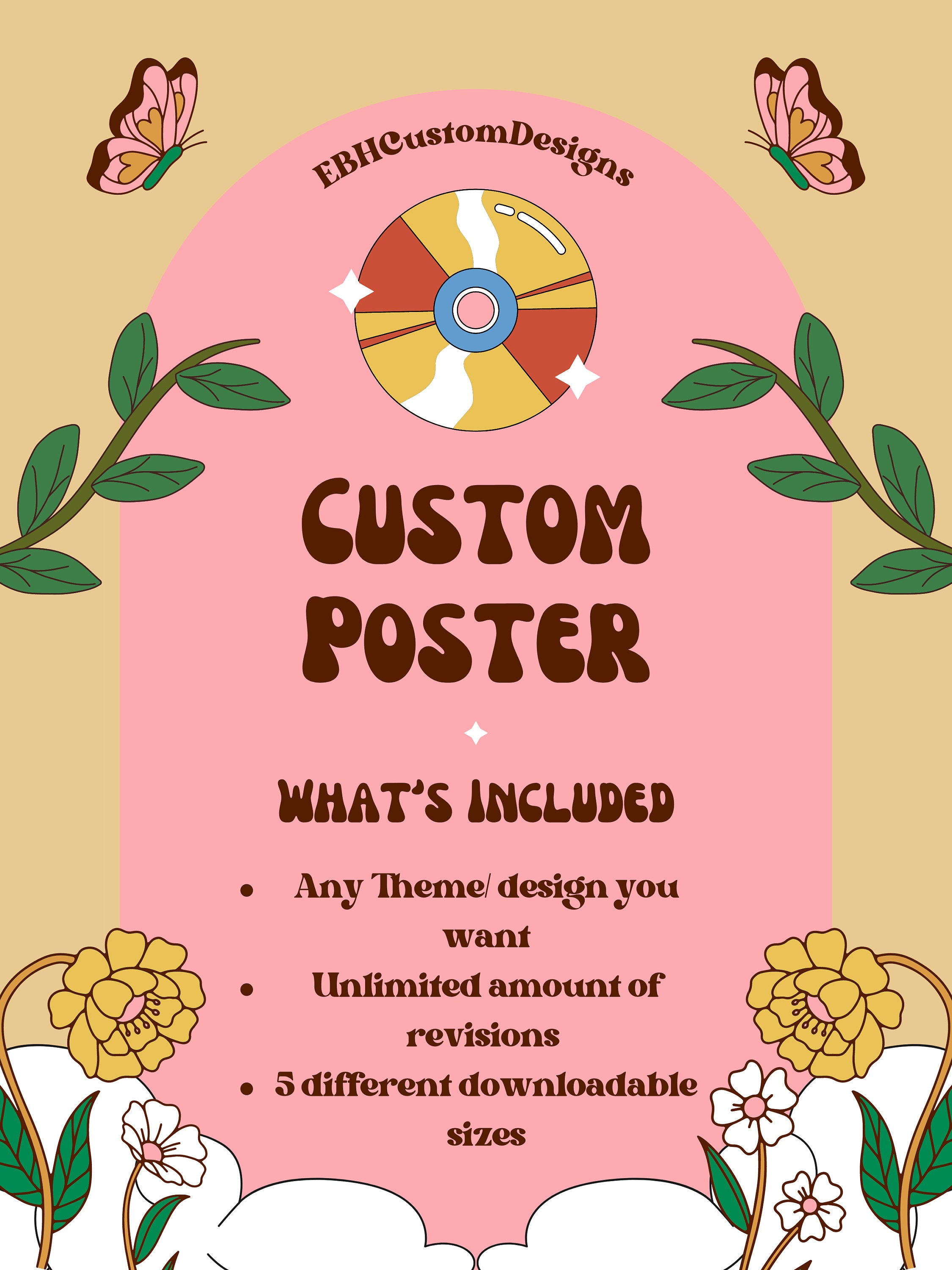 Custom Poster Design, Custom Poster, Poster, Digital, Digital