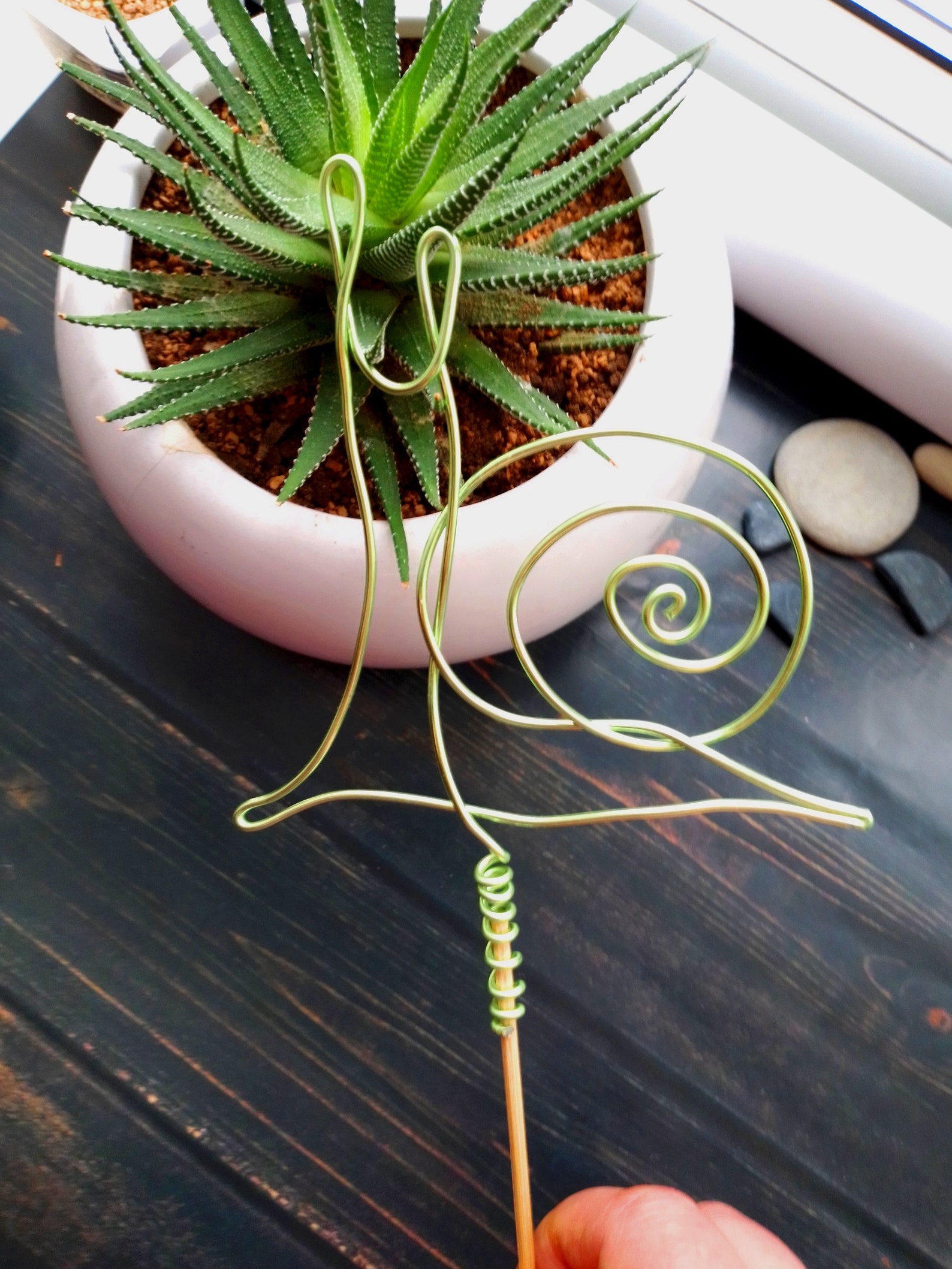 Wire Bee Decorative Plant Sticks Plant Support Stakes Small Etsy