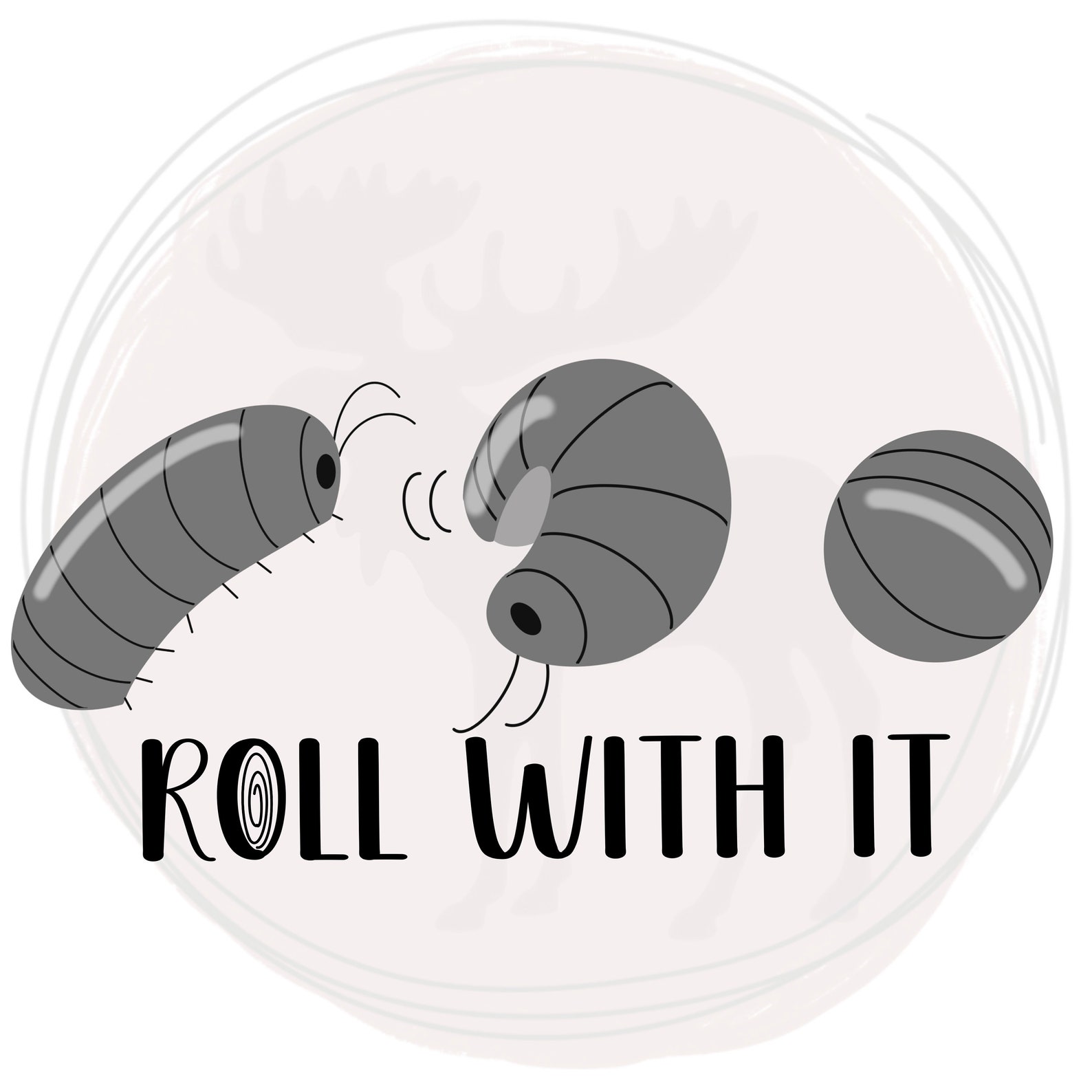 Roll With It - Roly Poly PNG for DTF, Sublimation and More (rollie ...