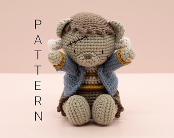 Amigurumi haakpatroon - Frankensteddy (ALLEEN ENGELS)