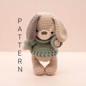 Patron au crochet Amigurumi - Cooper le chiot (ANGLAIS SEULEMENT)