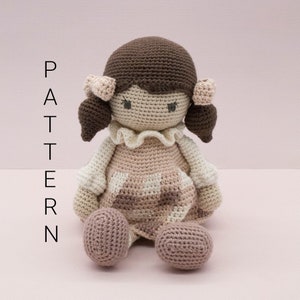 Amigurumi crochet pattern - Pip the doll (ENGLISH ONLY)