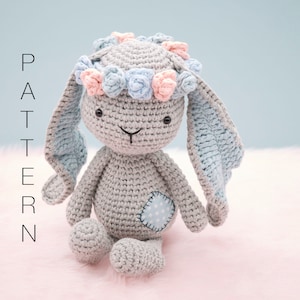 Amigurumi crochet pattern - Matilda the bunny rabbit (ENGLISH ONLY)