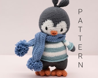 Amigurumi crochet pattern - Hoshi the penguin bird (ENGLISH ONLY)