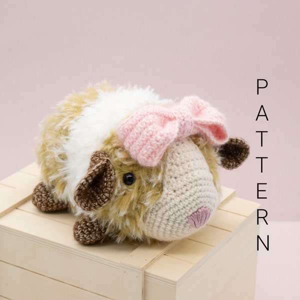 Amigurumi crochet pattern - Googie the guinea pig hamster (ENGLISH ONLY)