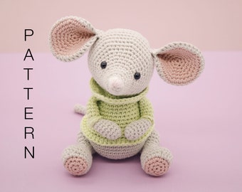 Amigurumi crochet pattern - Albert the mouse (ENGLISH ONLY)