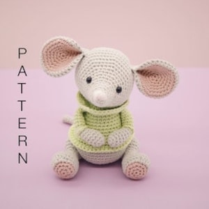 Amigurumi crochet pattern - Albert the mouse (ENGLISH ONLY)