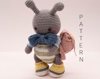 Padrão de crochê amigurumi - Stan the formiga (SOMENTE EM INGLÊS)