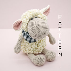 Amigurumi crochet pattern - Burbury the sheep from Amigurumi Treasures book (ENGLISH ONLY)