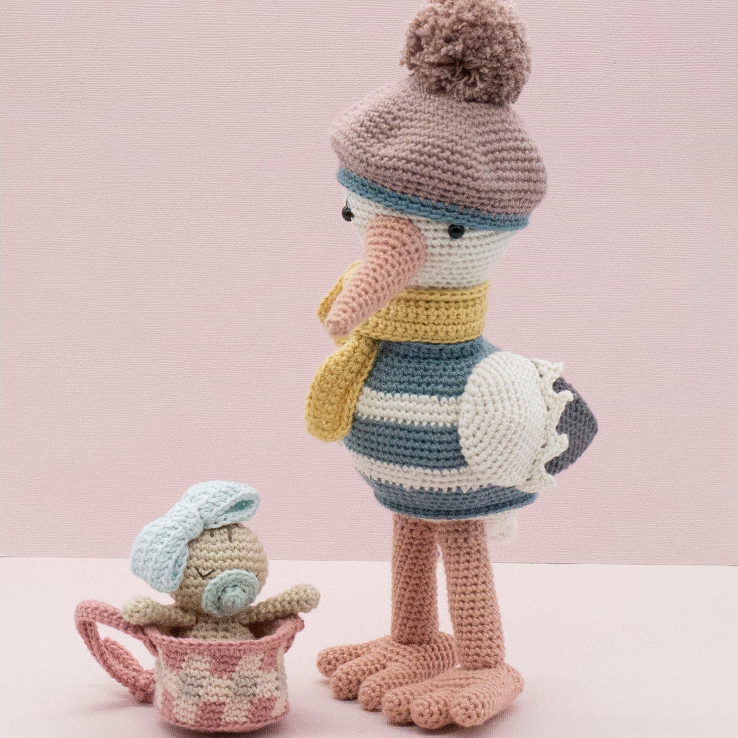 mamiページ あみぐるみ 編み物キット #8-12LL 頭がまん丸羊さんのあみぐるみ 手編み糸と