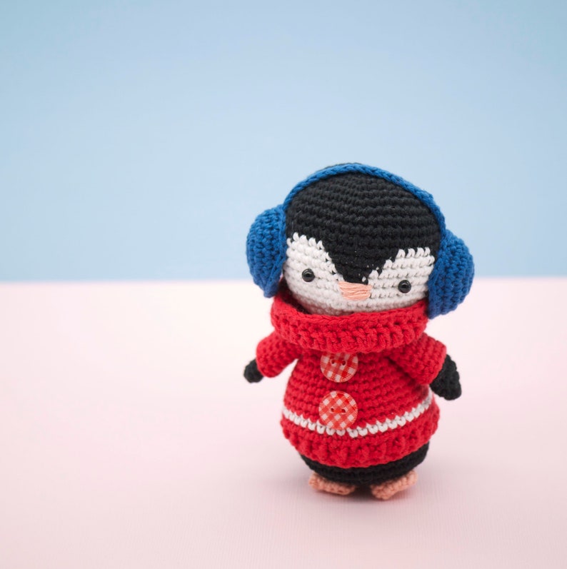 Amigurumi crochet pattern Kenny the penguin bird ENGLISH ONLY image 6