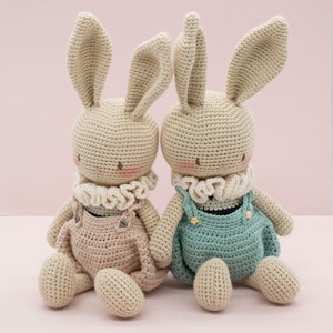 Amigurumi crochet pattern Honey the bunny rabbit doll ENGLISH ONLY image 3
