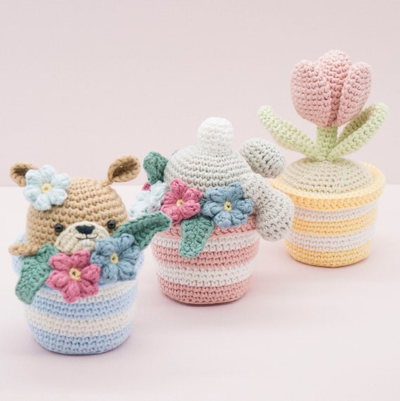 Amigurumi Crochet Pattern the Pots ENGLISH ONLY 