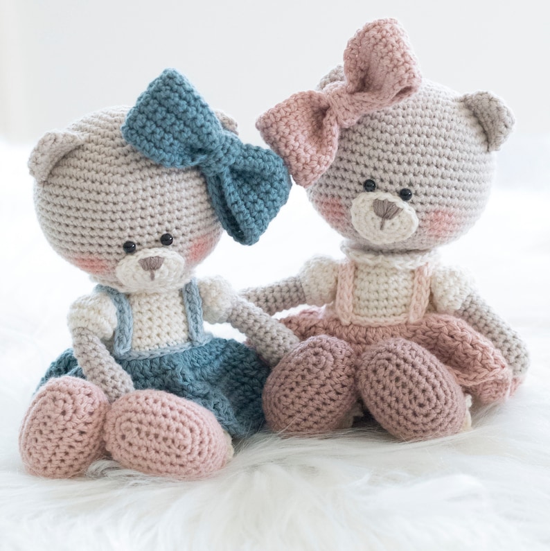 Amigurumi crochet pattern Millie-Rose the teddy bear ENGLISH ONLY image 5