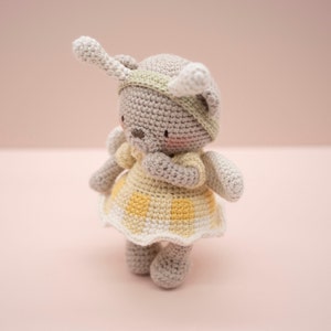 Amigurumi haakpatroon Bessie de teddybeer ALLEEN ENGELS afbeelding 4