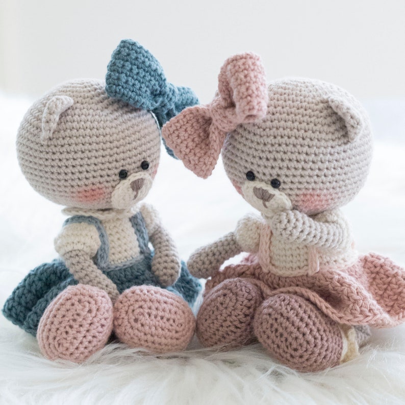 Amigurumi crochet pattern Millie-Rose the teddy bear ENGLISH ONLY image 7