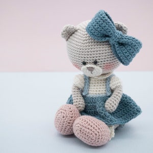 Amigurumi crochet pattern Millie-Rose the teddy bear ENGLISH ONLY image 3