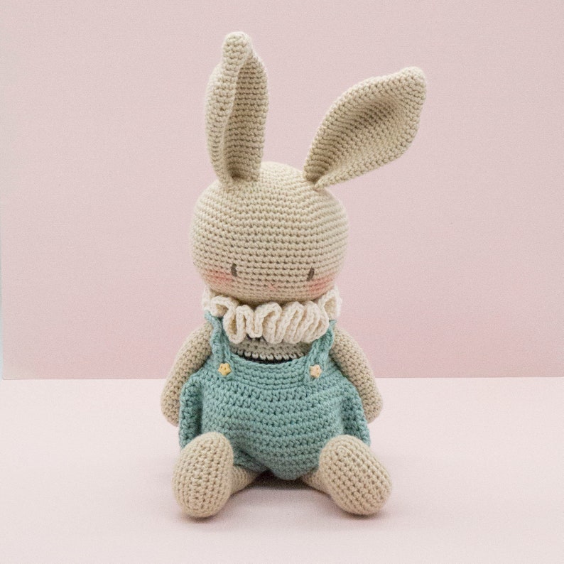 Amigurumi crochet pattern Honey the bunny rabbit doll ENGLISH ONLY image 4