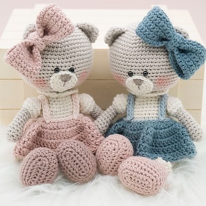Amigurumi crochet pattern Millie-Rose the teddy bear ENGLISH ONLY image 6