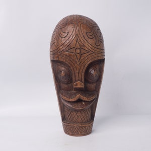 Oriental Handmade Wooden Tribal Carved Mask