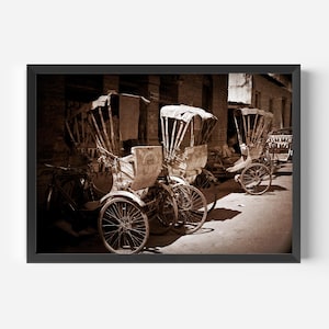 Photography Wall Art/ Wall Decor. The Rickshaws, India