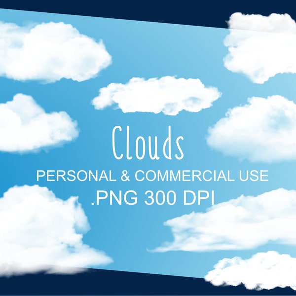 Clouds Clipart | Cloud PNG Digital Clipart | Fog File Image | Sky Clipart |  PNG | Smoke Image | Transparent Photo