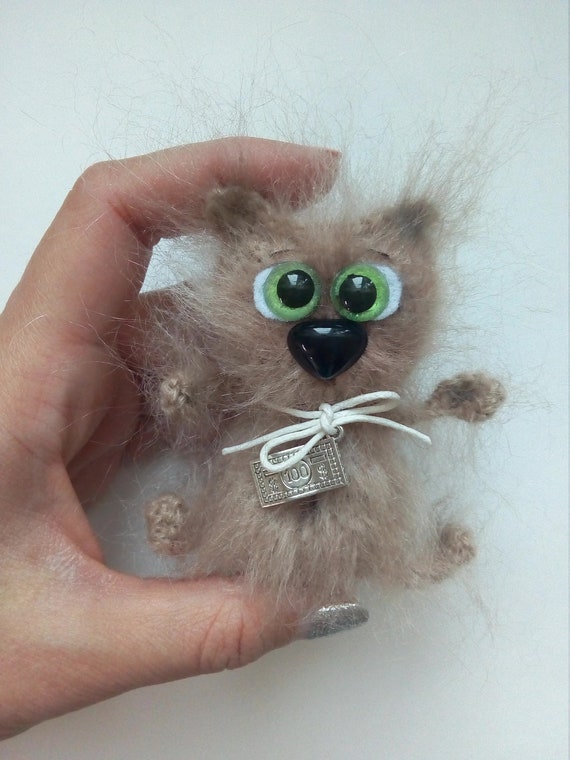 fluffy cat toy