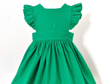 green color dress for baby girl