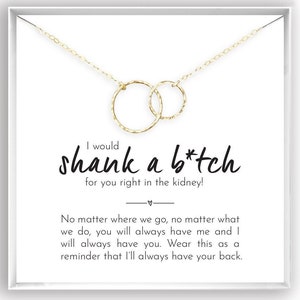Cadeau drôle meilleur ami pour un anniversaire, cadeau pour soeur, cadeau d'anniversaire pour elle, cadeau amusant pour femme, amitié, bijoux, cadeau pour un ami, collier
