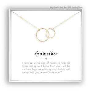 Cadeau marraine, seras-tu ma marraine, proposition pour marraine, collier pour marraine, citation poème carte message, or 14 carats, rose, argent,