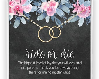 Ride Or Die Necklace Etsy