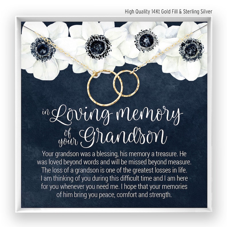 Loss of Grandson Gift Grief Gift Sympathy Gift Grandson Etsy