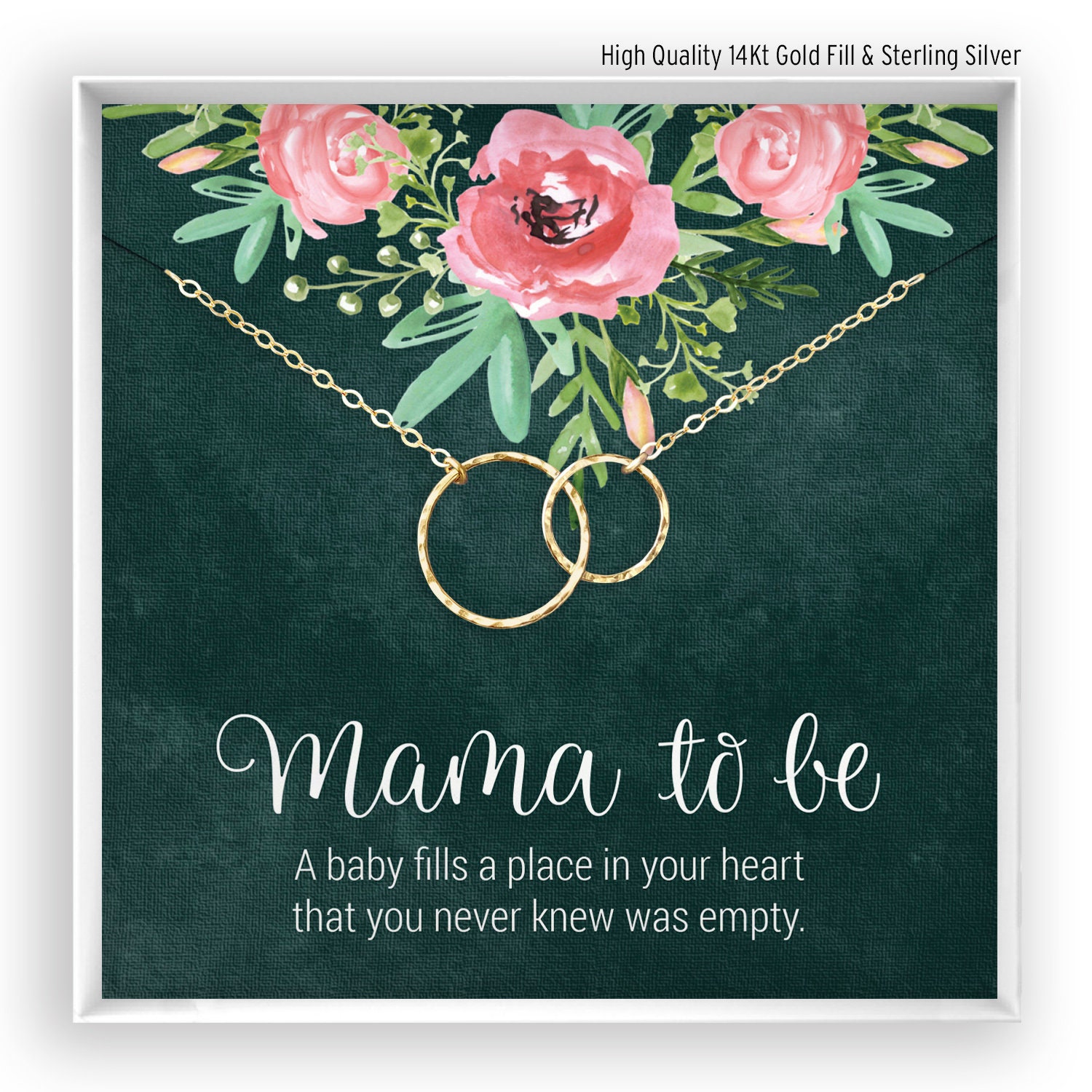 Mom to Be Gift, Baby Shower Gift, Pregnancy Gift Necklace, New Mom, E…