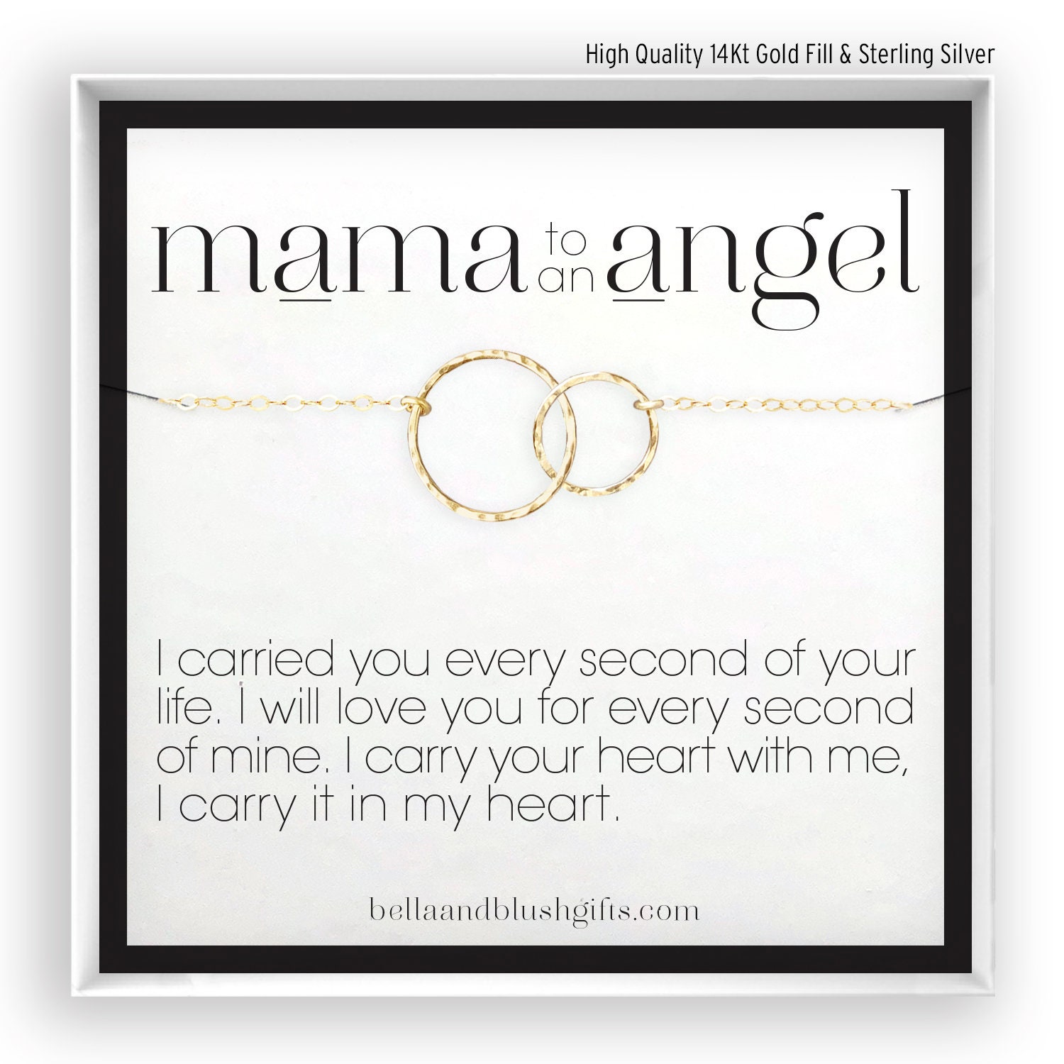 Miscarriage Gift Necklace, Angel Baby, Miscarriage Keepsake, Pregnanc…