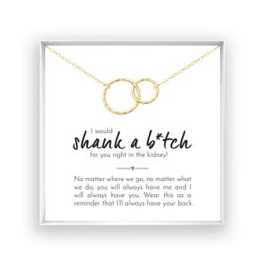 Funny Best Friend Necklace Gift for Birthday Gift for Sister Birthday Gift for Her Funny Gift for Women Friendship Jewelry Gift for Friend W